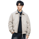 2025冬男微宽松磨砂面料标90方领羽绒服A230-1001-P238(控338)，男装羽绒服，电商A230