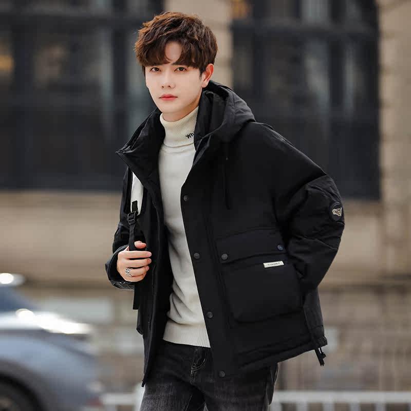 2025冬男款微宽松工装标90%羽绒服A230-9150-355（控498），男装羽绒服，电商A230