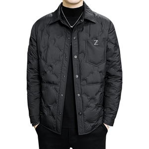 2025冬男方领修身贴标新标90羽绒服A230-2702-P228(控328)图片
