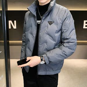 2025冬男款标90修身压花立领贴标羽绒服A230-K006-P175(控270)图片