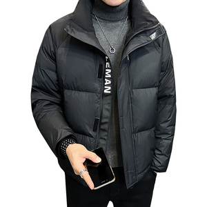 2025冬男标90玉米格贴标宽松羽绒服A230-909-P268（控368）图片