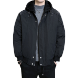 2025年冬男微宽松针织帽标白鸭绒羽绒服A230-756-P228(控328)，男装羽绒服，电商A230