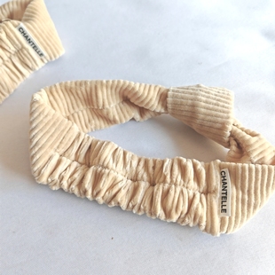 外单品牌洗脸束发发带简约头套吸水绒头饰帽子发箍带发捆发卡头巾