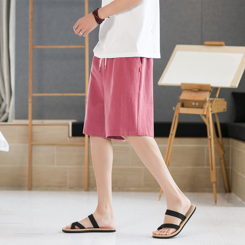 短裤男外穿夏季潮流韩版百搭宽松休闲裤潮牌ins运动速干5分裤K600,男装牛仔裤,四季星座303A