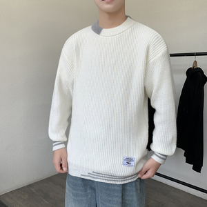 MY6081毛衣男冬季宽松慵懒高级感男生线衣美式休闲男常规37加绒47图片