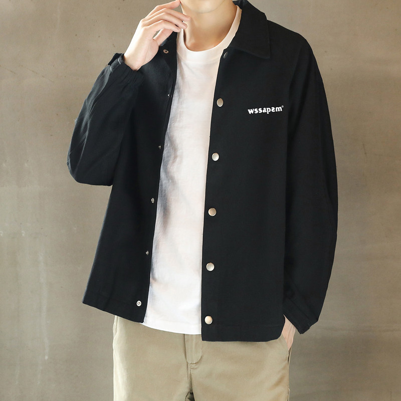 秋冬新款加绒男学生夹克校服上衣宽松外套JK2021常规P32加绒P42,男装夹克,四季星座303A