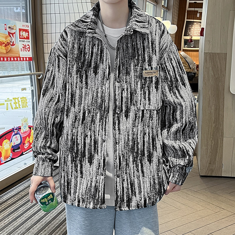 男装夹克男奢侈风新款外套衣服潮牌上装春季新款JK2024,男装夹克,四季星座303A