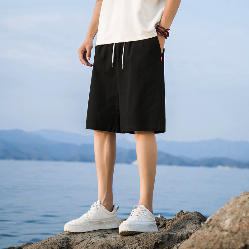 新中式亚麻裤子夏季轻薄透气潮男士短裤棉麻休闲裤风男装K600,男装牛仔裤,四季星座303A