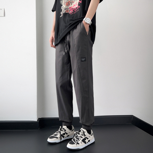 K5722 P30 男士春夏工装裤休闲裤子九分裤束脚哈伦潮流修身长裤图片