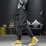 加绒P28/常规23男休闲裤束脚裤运动灯芯绒长裤秋冬裤哈伦裤K888，男装卫衣，四季星座303A