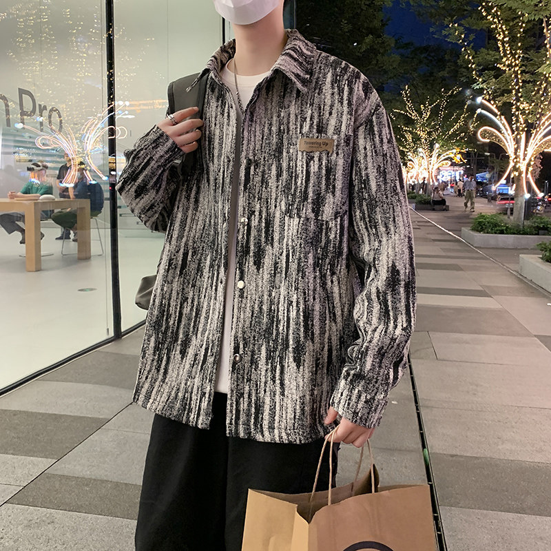 男装夹克男奢侈风新款外套衣服潮牌上装春季新款JK2024,男装夹克,四季星座303A