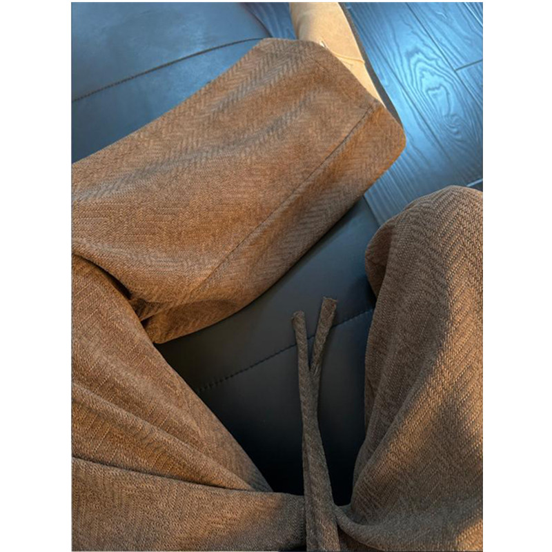 网图慎用~抖音男士休闲裤阔腿裤直筒裤人字纹男装长裤K5779,男装休闲裤,四季星座303A