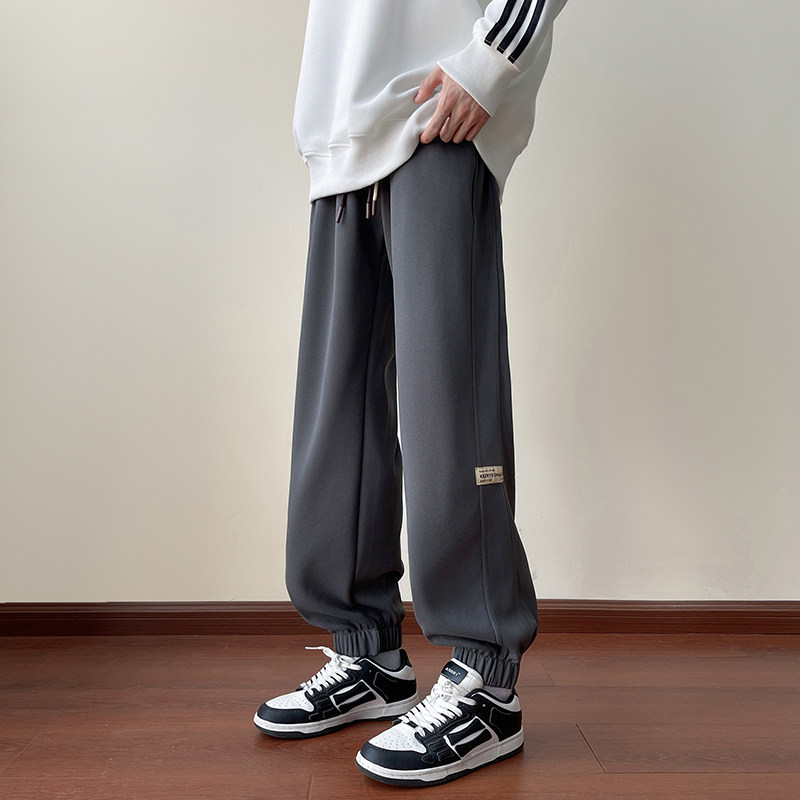 束脚款K818  常规P25 加绒P30秋冬休闲裤宽松卫裤男长裤图片