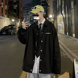 美式棒球服春秋新款ins大码宽松男休闲夹克JK2021常规P32加绒P42，男装夹克，四季星座303A