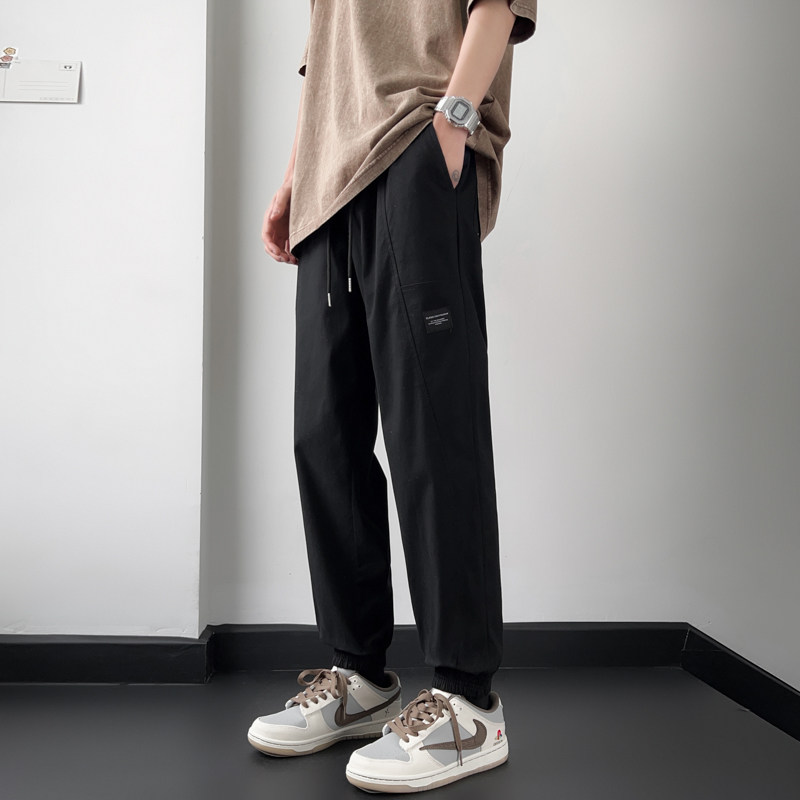 K5722P30男士春夏工装裤休闲裤子九分裤束脚哈伦潮流修身长裤,男装工装外套,四季星座303A