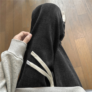 主推数据款 批30 高品 WK2067 原版微阔版型 麦穗纹男运动休闲裤图片