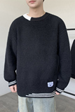 MY6081毛衣男冬季宽松慵懒高级感男生线衣美式休闲男常规37加绒47，男装针织衫/毛衣，四季星座303A