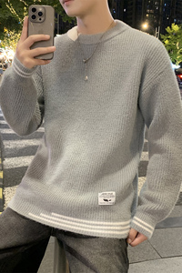 MY6081毛衣男冬季宽松慵懒高级感男生线衣美式休闲男常规37加绒47图片