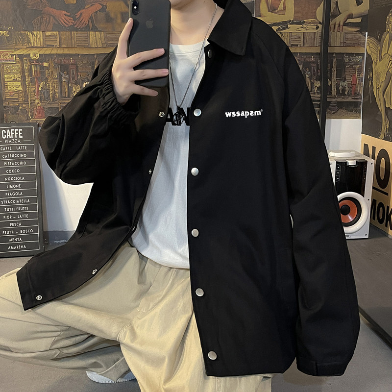 外套男春秋款工装夹克薄款潮牌棒球服冬JK2021常规P32加绒P42,男装夹克,四季星座303A
