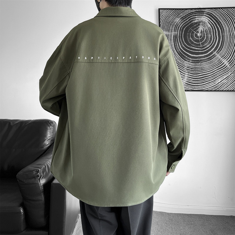 JK2025男士外套衬衫长袖衬衣春秋冬装夹克工装上衣服常规30加厚40,男装夹克,四季星座303A