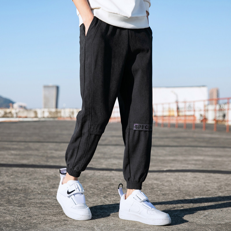 春季男士休闲裤束脚裤哈伦裤运动裤百搭九分裤宽松K9902P25,女装休闲裤,四季星座303A