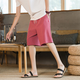 网红裤子男嘻哈宽松运动休闲五分裤沙滩短裤跑步速干潮流潮牌K600，男装牛仔裤，四季星座303A