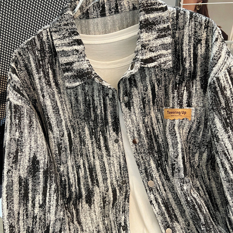 男装夹克男奢侈风新款外套衣服潮牌上装春季新款JK2024,男装夹克,四季星座303A