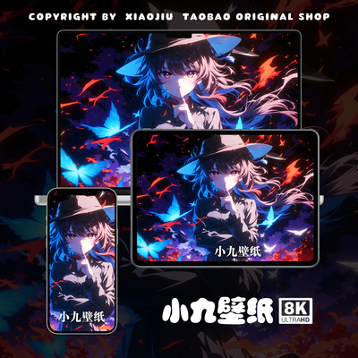 8K壁纸 胡桃-64 原神二次元游戏动漫手机平板电脑桌面高清壁纸