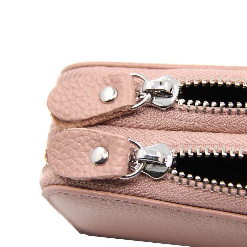 INS LADY CASUAL ZIPPER FEMALE UNIVERSAL NEUTRAL COIN PURSE FOREIGN TRADE DOUBLE RFID ANTI-SCAN ORGAN CARD BAG MALE