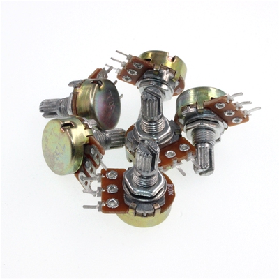 单联电位器WH148 B1K B2K B5K B10K B100K B250K B500K柄15 20MM