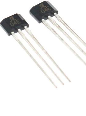 原装 正品 A1104EUA-T 丝印A04E 直插霍尔开关元件 04E霍尔传感器