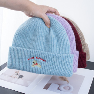 东北防寒装备帽子哈尔滨冬季穿搭长白山哈尔冰拍照好看的毛线冷帽