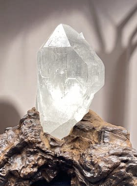 喜马拉雅天然白水晶原石高能量