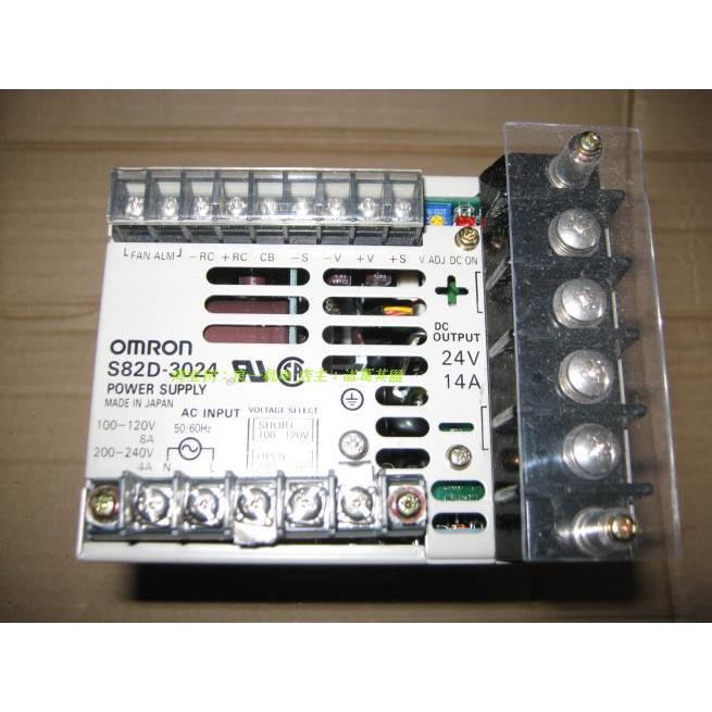 日本OMRON S82D-3024开关电源 300W 24V14A电源