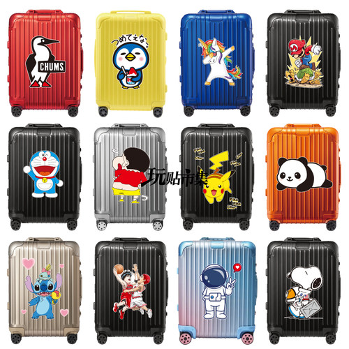 A4大张防水行李箱贴纸