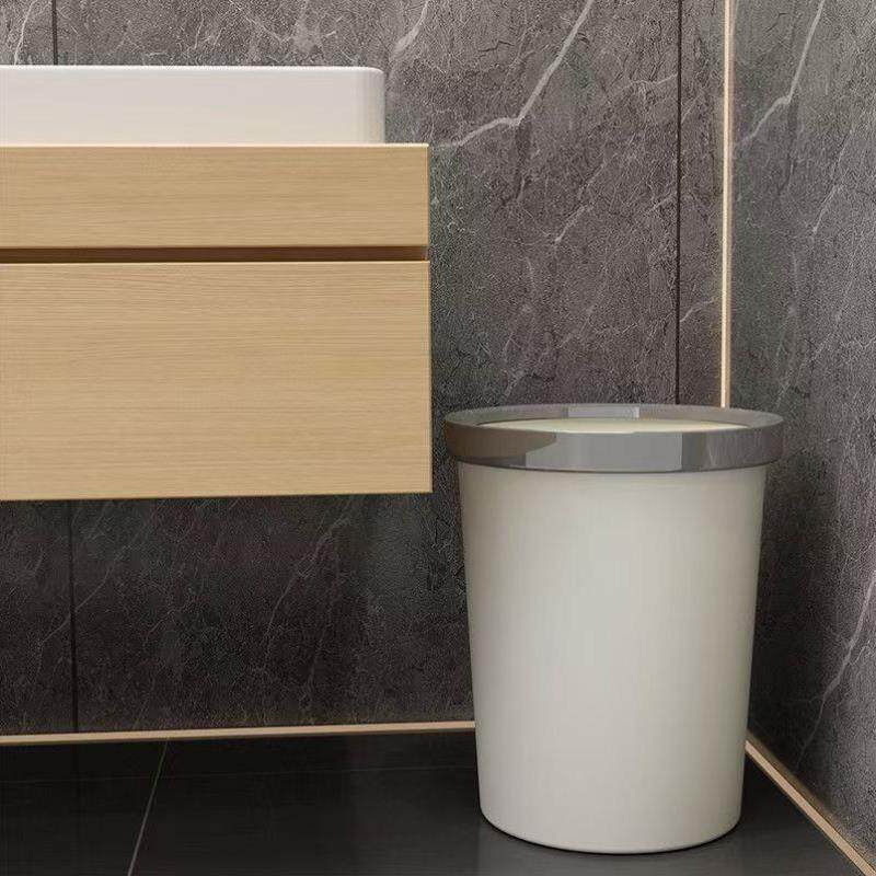 垃圾桶无盖压圈家用轻奢卫生间厕所大号纸篓厨房客厅办公室大容量