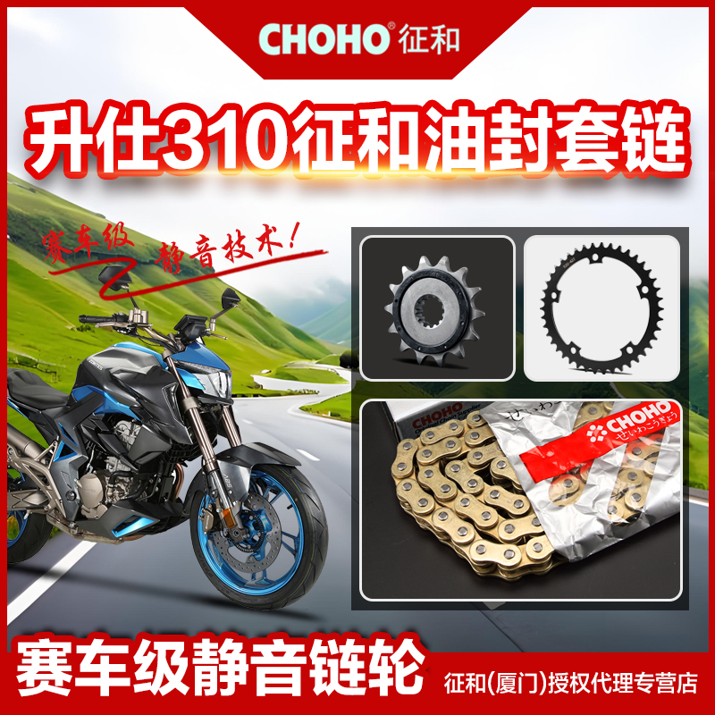 适用升仕S310 齿轮链盘链轮ZT310-X-R-T-V单摇臂征和正品油封链条