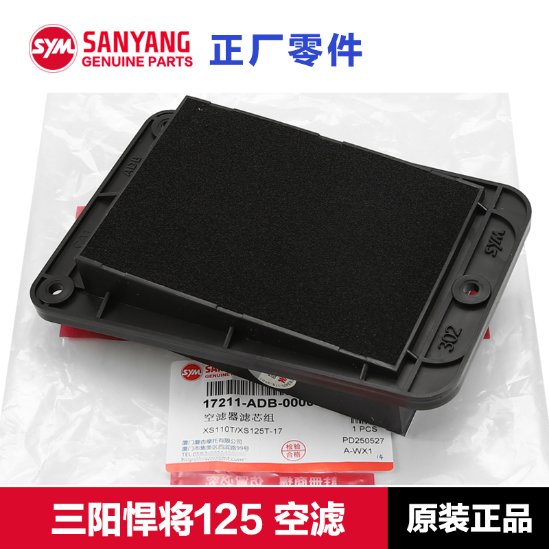 原厂三阳踏板摩托车听你tini110悍将125空气滤芯滤清器空滤配件