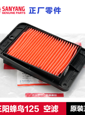 原厂三阳踏板摩托车迪爵125蜂鸟CLBCU行SHEX125空气滤芯空滤配件