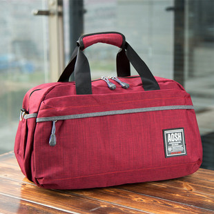 新款 手提行李袋女单肩旅行包帆布包短途旅游包出行包健身包运动包