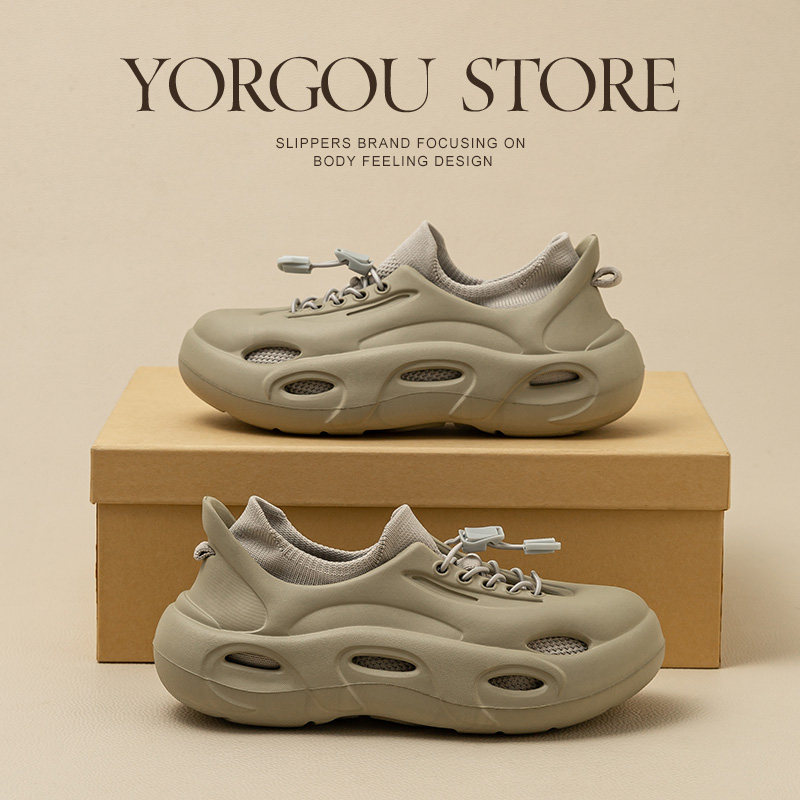 远港2025新款可拆卸溯溪鞋女夏季防滑涉水外穿运动凉鞋沙滩洞洞鞋