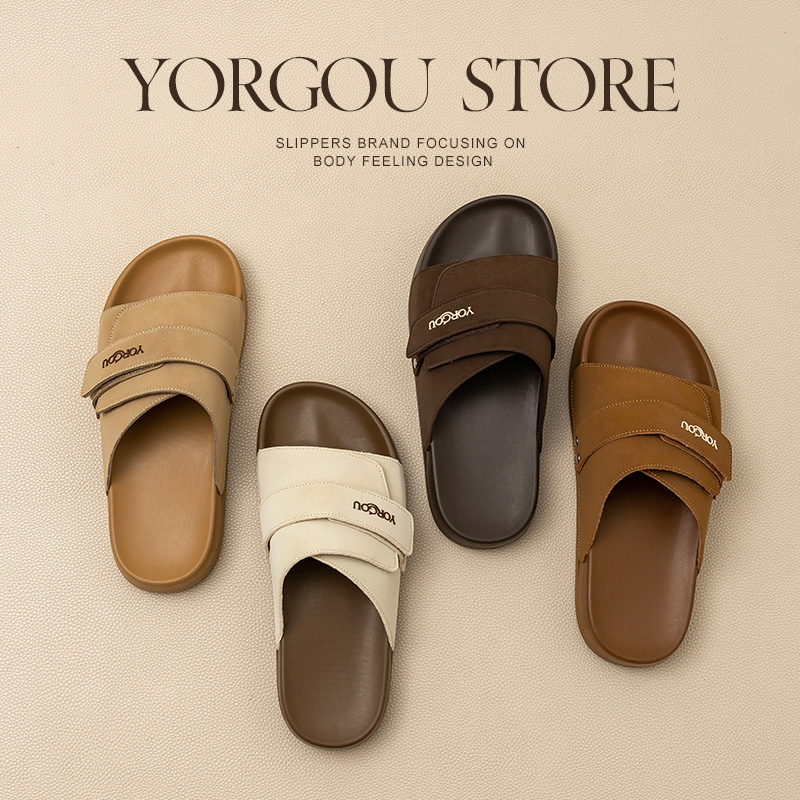 远港勃肯魔术贴拖鞋夏季休闲外出