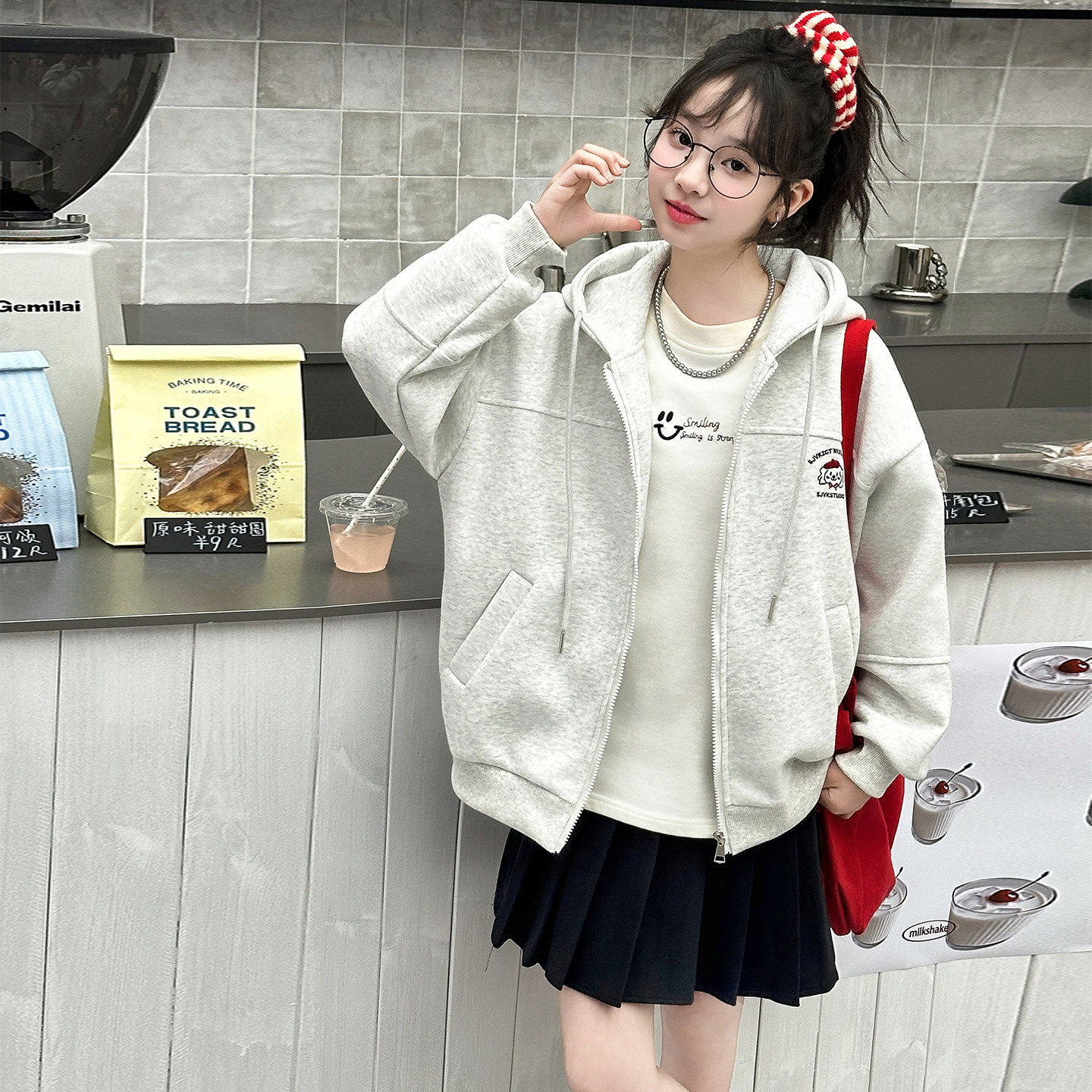 2026衣服儿童装洋气韩版外套春装女童款卫衣大童春秋开衫新款上衣