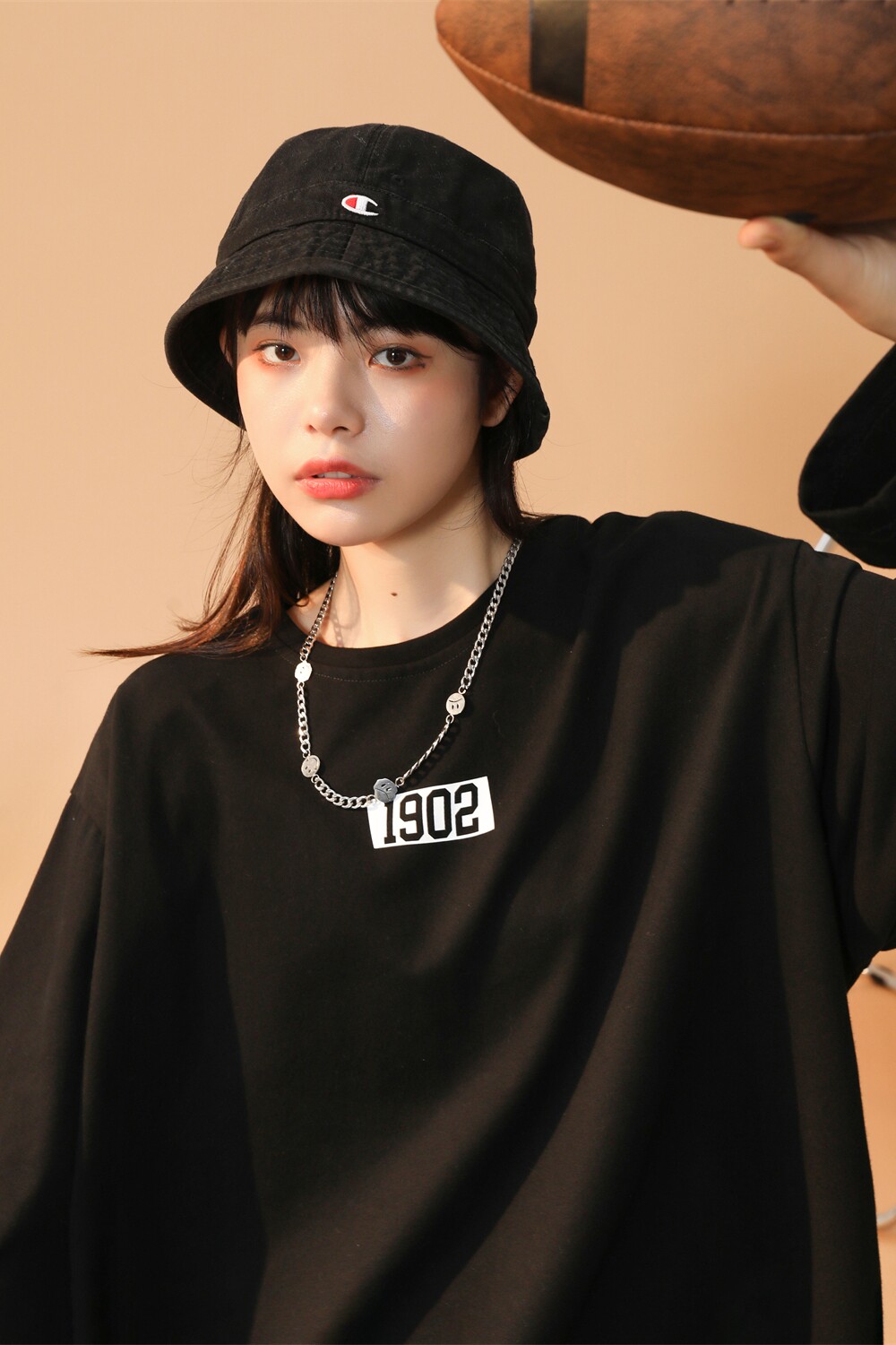 21年秋冬重磅纯棉长T197-5-CX020-P28-控价38,女装T恤,星座197-5
