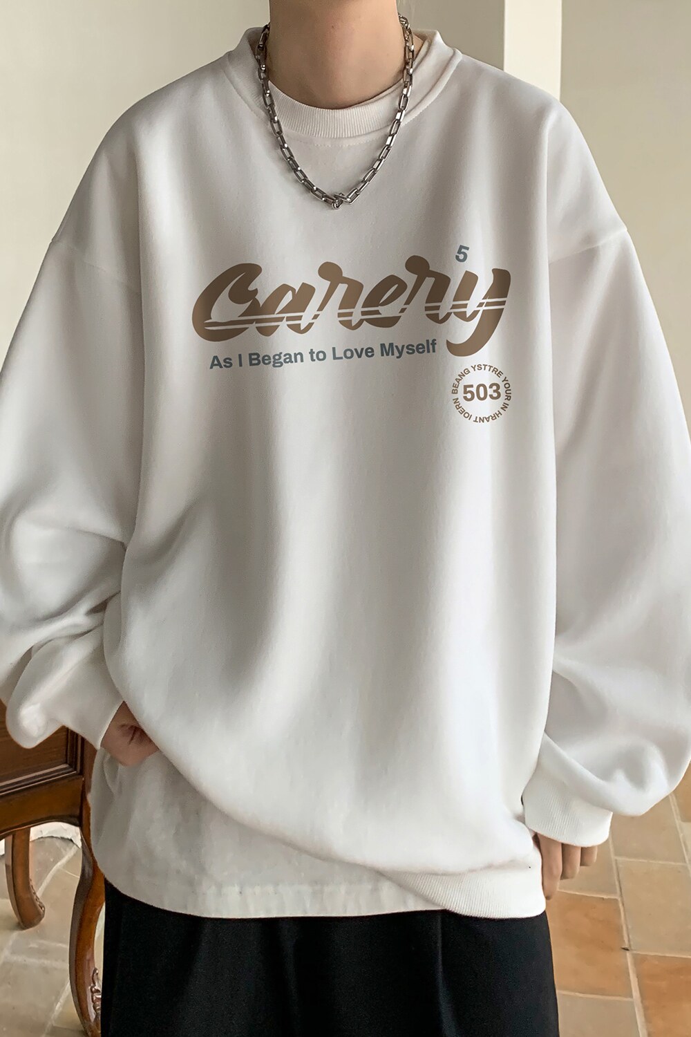 wassuphappy美式卫衣男款春秋季潮牌港风大码休闲外套宽松上衣服,男装卫衣,电商A336-1