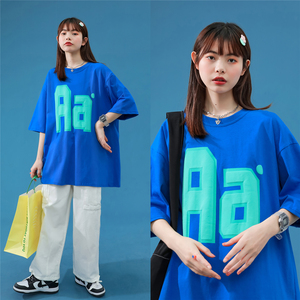 2022年夏季新款短袖197-5-DX132-P38,人上人女穿搭图片