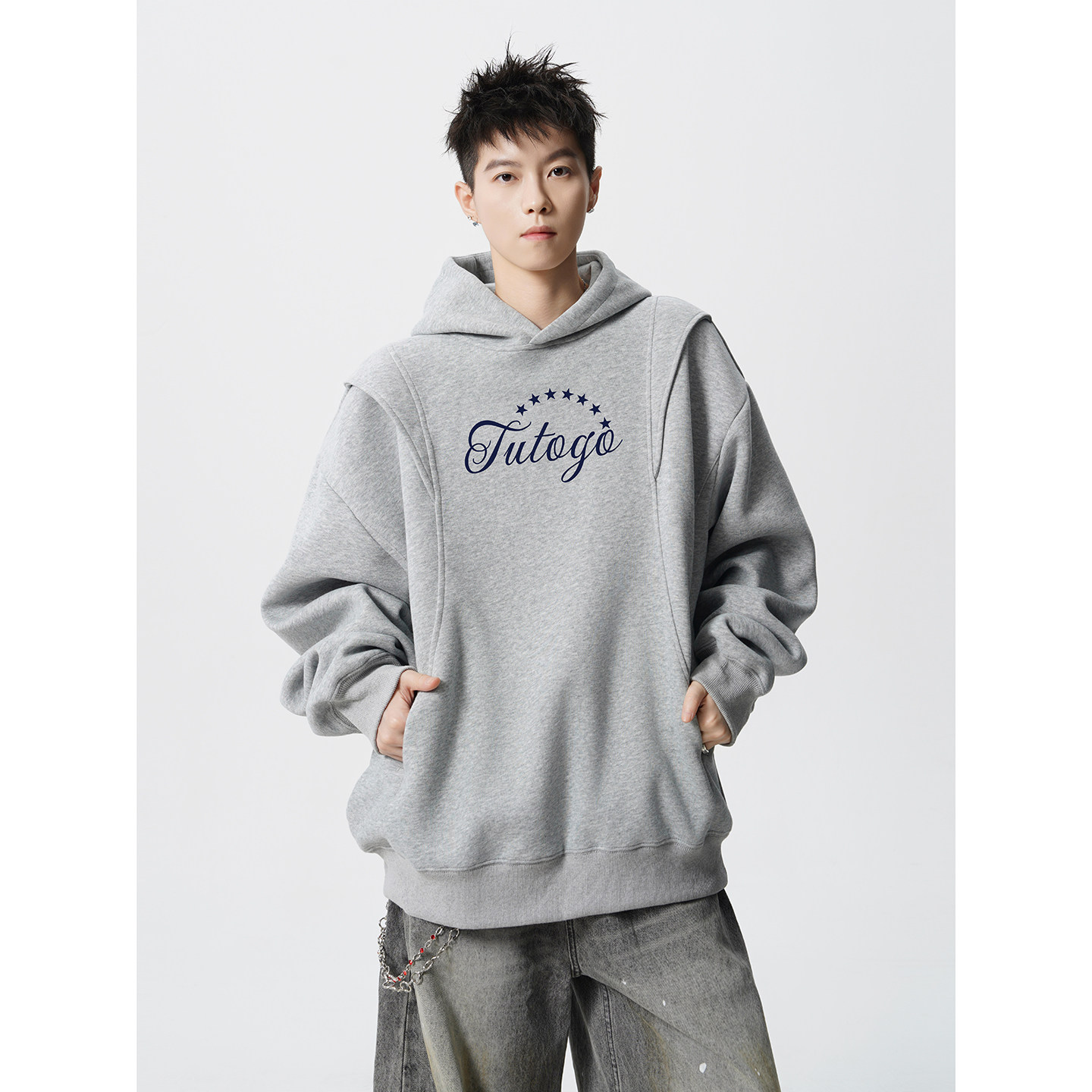 2025秋季新款连帽卫衣A336-1-HH1535-特55（63棉37聚酯纤维），男装卫衣，电商A336-1