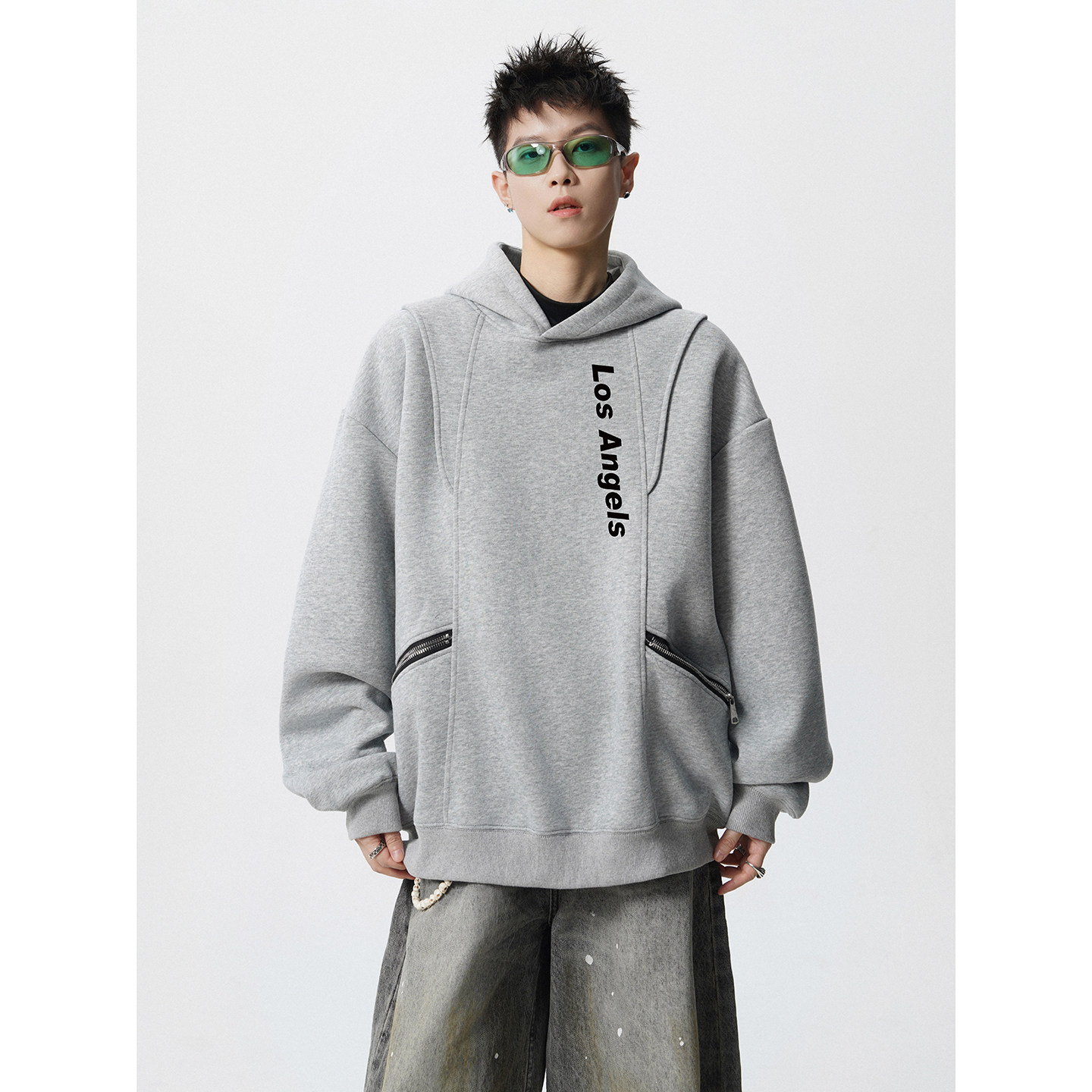 2025新款420克华棉连帽卫衣A336-1-HH1550-特55（60棉40聚酯纤维,男装T恤,电商A336-1