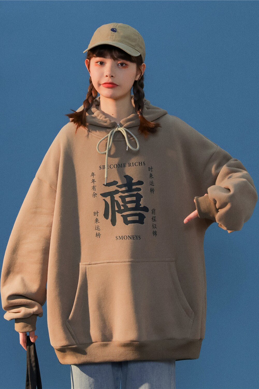 2022年春季新款连帽卫衣197-5-WY085-P58,女装卫衣/绒衫,星座197-5