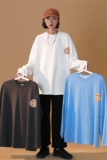 21年秋季重磅纯棉长T197-5-CX002-P38控价48，女装T恤，星座197-5